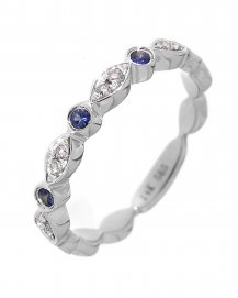 SAPPHIRE DIAMOND BAND (TR2161)